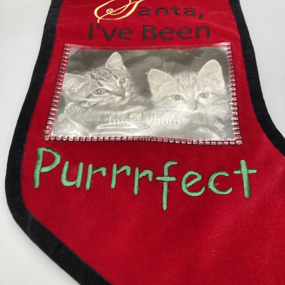 Pet Cat Christmas Stocking 